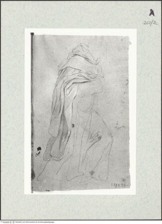 Vorderseite von Istituto Nazionale per la Grafica [https://www.deutsche-digitale-bibliothek.de/content/lizenzen/rv-ez/] Stehende drapierte Gestalt - , bh462687_recto. Foto.