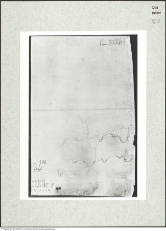 Vorderseite von Albertina [https://www.deutsche-digitale-bibliothek.de/content/lizenzen/rv-ez/] Rom, Collegio di Propaganda Fide, Profilstudien für Portal über gekurvtem Grundriß - , bh462943_recto. Foto.