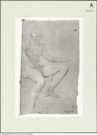 Vorderseite von Istituto Nazionale per la Grafica [https://www.deutsche-digitale-bibliothek.de/content/lizenzen/rv-ez/] Sitzende männliche Gestalt - , bh463140_recto. Foto.