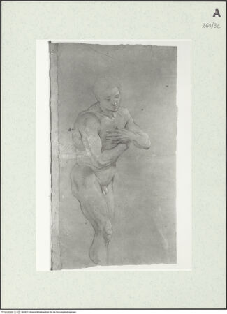 Vorderseite von Istituto Nazionale per la Grafica [https://www.deutsche-digitale-bibliothek.de/content/lizenzen/rv-ez/] Stehende männliche Gestalt - , bh463154_recto. Foto.