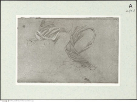 Vorderseite von Istituto Nazionale per la Grafica [https://www.deutsche-digitale-bibliothek.de/content/lizenzen/rv-ez/] Draperiestudie - , bh463166_recto. Foto.