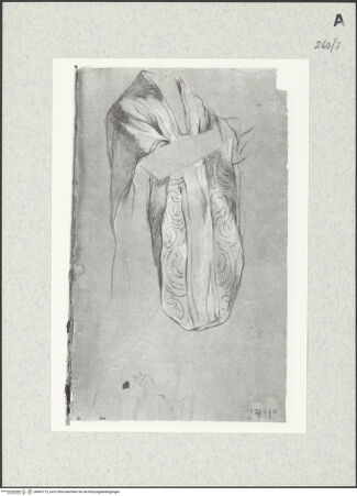 Vorderseite von Istituto Nazionale per la Grafica [https://www.deutsche-digitale-bibliothek.de/content/lizenzen/rv-ez/] Studie zu einem liturgischen Gewand - , bh463173_recto. Foto.