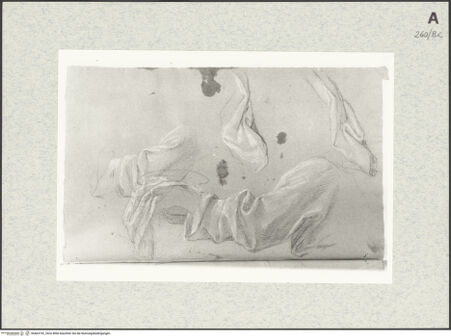 Vorderseite von Istituto Nazionale per la Grafica [https://www.deutsche-digitale-bibliothek.de/content/lizenzen/rv-ez/] Draperiestudien - , bh463192_recto. Foto.