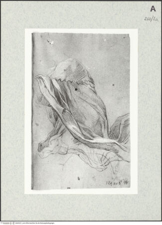 Vorderseite von Istituto Nazionale per la Grafica [https://www.deutsche-digitale-bibliothek.de/content/lizenzen/rv-ez/] Draperiestudie - , bh463221_recto. Foto.