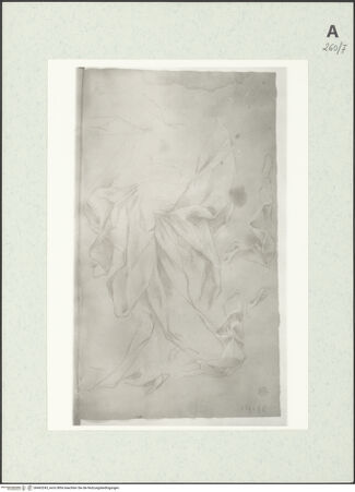 Vorderseite von Istituto Nazionale per la Grafica [https://www.deutsche-digitale-bibliothek.de/content/lizenzen/rv-ez/] Draperiestudien - , bh463243_recto. Foto.