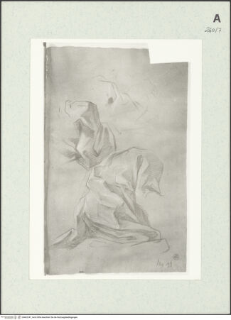 Vorderseite von Istituto Nazionale per la Grafica [https://www.deutsche-digitale-bibliothek.de/content/lizenzen/rv-ez/] Draperiestudien - , bh463247_recto. Foto.