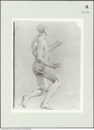 Vorderseite von Istituto Nazionale per la Grafica [https://www.deutsche-digitale-bibliothek.de/content/lizenzen/rv-ez/] Kniende männliche Gestalt - , bh463272_recto. Foto.