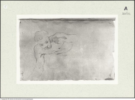 Vorderseite von Istituto Nazionale per la Grafica [https://www.deutsche-digitale-bibliothek.de/content/lizenzen/rv-ez/] Skizze zu einer männlichen Gestalt in Halbfigur - , bh463280_recto. Foto.