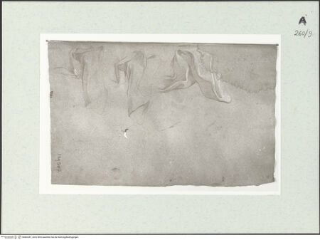 Vorderseite von Istituto Nazionale per la Grafica [https://www.deutsche-digitale-bibliothek.de/content/lizenzen/rv-ez/] Draperiestudien - , bh463287_recto. Foto.