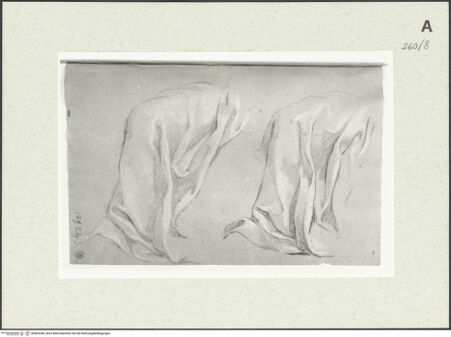 Vorderseite von Istituto Nazionale per la Grafica [https://www.deutsche-digitale-bibliothek.de/content/lizenzen/rv-ez/] Draperiestudien - , bh463289_recto. Foto.