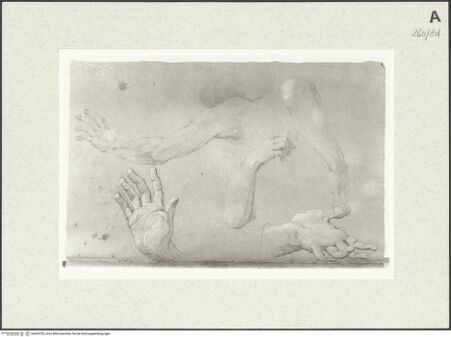 Vorderseite von Istituto Nazionale per la Grafica [https://www.deutsche-digitale-bibliothek.de/content/lizenzen/rv-ez/] Hand- und Armstudien - , bh463329_recto. Foto.