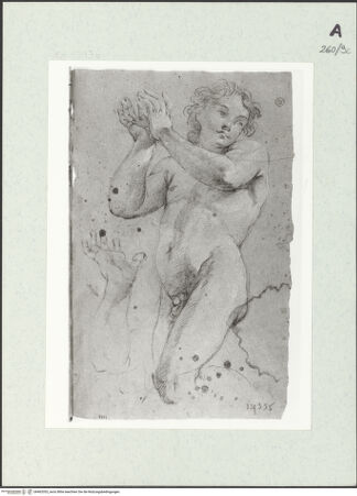 Vorderseite von Istituto Nazionale per la Grafica [https://www.deutsche-digitale-bibliothek.de/content/lizenzen/rv-ez/] Kniende männliche Gestalt - , bh463353_recto. Foto.