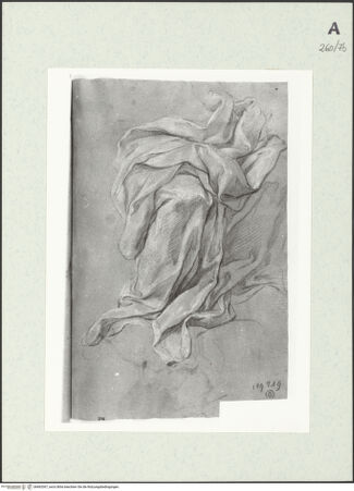 Vorderseite von Istituto Nazionale per la Grafica [https://www.deutsche-digitale-bibliothek.de/content/lizenzen/rv-ez/] Draperiestudie - , bh463367_recto. Foto.