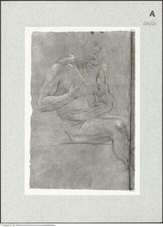 Vorderseite von Istituto Nazionale per la Grafica [https://www.deutsche-digitale-bibliothek.de/content/lizenzen/rv-ez/] Sitzende weibliche Gestalt - , bh463504_recto. Foto.