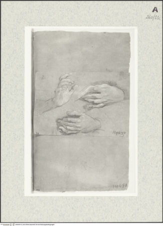 Vorderseite von Istituto Nazionale per la Grafica [https://www.deutsche-digitale-bibliothek.de/content/lizenzen/rv-ez/] Handstudien - , bh463514_recto. Foto.