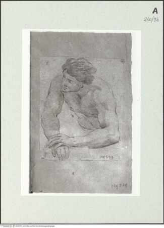 Vorderseite von Istituto Nazionale per la Grafica [https://www.deutsche-digitale-bibliothek.de/content/lizenzen/rv-ez/] Männliche Büste - , bh463597_recto. Foto.