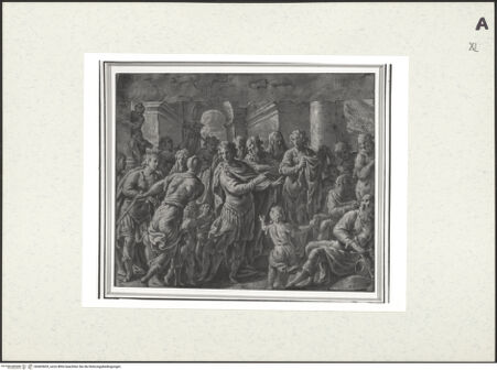 Vorderseite von Istituto Nazionale per la Grafica [https://www.deutsche-digitale-bibliothek.de/content/lizenzen/rv-ez/] Sitzende männliche Gestalt - , bh463603_recto. Foto.