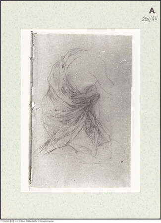 Vorderseite von Istituto Nazionale per la Grafica [https://www.deutsche-digitale-bibliothek.de/content/lizenzen/rv-ez/] Drapierte kniende Gestalt - , bh463613_recto. Foto.