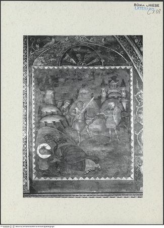 Vorderseite von ICCD [https://www.deutsche-digitale-bibliothek.de/content/lizenzen/rv-ez/] FreskenzyklusMartyrium des heiligen Paulus - vor der Restaurierung 1992-1994, bh463706_recto. Foto.