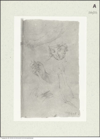 Vorderseite von Istituto Nazionale per la Grafica [https://www.deutsche-digitale-bibliothek.de/content/lizenzen/rv-ez/] Kopf- und Armstudien - , bh463989_recto. Foto.