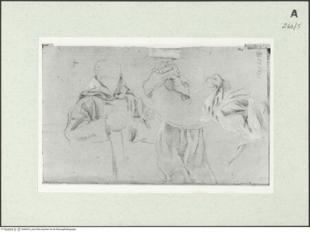 Vorderseite von Istituto Nazionale per la Grafica [https://www.deutsche-digitale-bibliothek.de/content/lizenzen/rv-ez/] Studien zu Mönchen - , bh464019_recto. Foto.