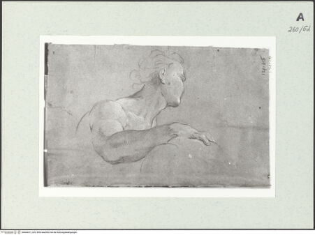 Vorderseite von Istituto Nazionale per la Grafica [https://www.deutsche-digitale-bibliothek.de/content/lizenzen/rv-ez/] Männliche Gestalt in Halbfigur - , bh464031_recto. Foto.