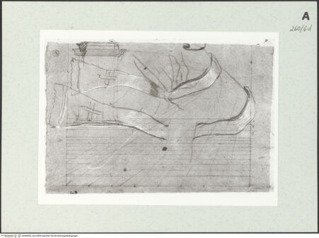 Vorderseite von Istituto Nazionale per la Grafica [https://www.deutsche-digitale-bibliothek.de/content/lizenzen/rv-ez/] Perspektivische Linien mit Sockel. Stola - , bh464033_recto. Foto.