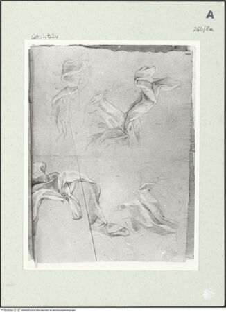 Vorderseite von Istituto Nazionale per la Grafica [https://www.deutsche-digitale-bibliothek.de/content/lizenzen/rv-ez/] Draperiestudien - , bh464209_recto. Foto.