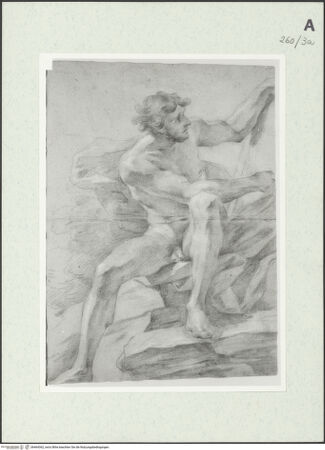 Vorderseite von Istituto Nazionale per la Grafica [https://www.deutsche-digitale-bibliothek.de/content/lizenzen/rv-ez/] Sitzende männliche Gestalt mit Draperie - , bh464362_recto. Foto.