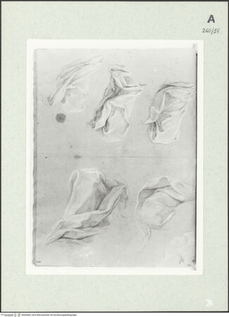 Vorderseite von Istituto Nazionale per la Grafica [https://www.deutsche-digitale-bibliothek.de/content/lizenzen/rv-ez/] Draperiestudien - , bh464483_recto. Foto.