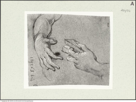 Vorderseite von Istituto Nazionale per la Grafica [https://www.deutsche-digitale-bibliothek.de/content/lizenzen/rv-ez/] Handstudien - , bh464544_recto. Foto.