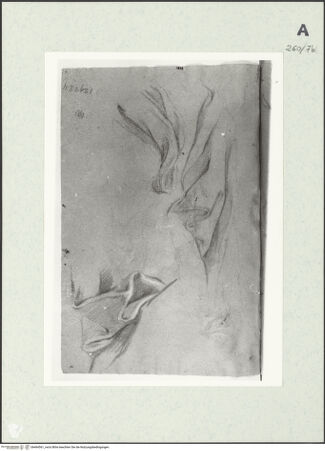 Vorderseite von Istituto Nazionale per la Grafica [https://www.deutsche-digitale-bibliothek.de/content/lizenzen/rv-ez/] Draperiestudien - , bh464561_recto. Foto.