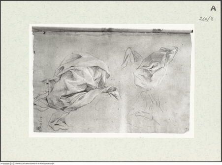 Vorderseite von Istituto Nazionale per la Grafica [https://www.deutsche-digitale-bibliothek.de/content/lizenzen/rv-ez/] Draperiestudien - , bh464572_recto. Foto.