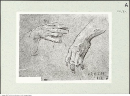 Vorderseite von Istituto Nazionale per la Grafica [https://www.deutsche-digitale-bibliothek.de/content/lizenzen/rv-ez/] Handstudien - , bh464574_recto. Foto.