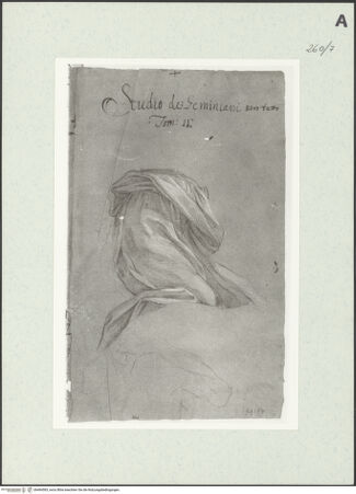 Vorderseite von Istituto Nazionale per la Grafica [https://www.deutsche-digitale-bibliothek.de/content/lizenzen/rv-ez/] Kniende drapierte Gestalt - , bh464583_recto. Foto.