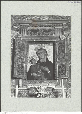 Vorderseite von Sopr. BAS ROMA [https://www.deutsche-digitale-bibliothek.de/content/lizenzen/rv-ez/] Maria Glykophilousa - , bh465195_recto. Foto.