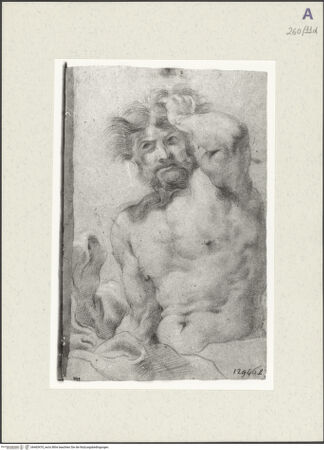 Vorderseite von Istituto Nazionale per la Grafica [https://www.deutsche-digitale-bibliothek.de/content/lizenzen/rv-ez/] Studie zu einer männlichen Halbfigur - , bh465470_recto. Foto.