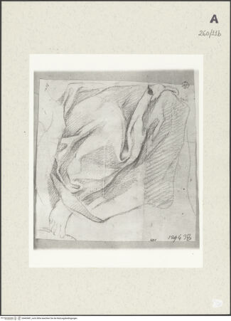 Vorderseite von Istituto Nazionale per la Grafica [https://www.deutsche-digitale-bibliothek.de/content/lizenzen/rv-ez/] Draperiestudie zu einer sitzenden Gestalt - , bh465481_recto. Foto.