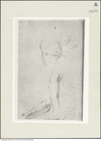 Vorderseite von Istituto Nazionale per la Grafica [https://www.deutsche-digitale-bibliothek.de/content/lizenzen/rv-ez/] Skizzen zu einem sitzenden Kind. Armstudien - , bh465482_recto. Foto.