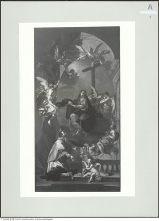 Vorderseite von Bibliotheca Hertziana [https://www.deutsche-digitale-bibliothek.de/content/lizenzen/rv-fz/] Sant'Angelo - Ansicht von Süden mit Portal des 14. Jahrhunderts, bh465547_recto. Negativ: Krautheimer, Richard.