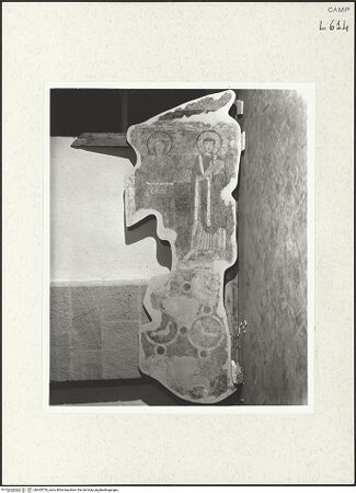 Vorderseite von Bibliotheca Hertziana [https://www.deutsche-digitale-bibliothek.de/content/lizenzen/rv-fz/] Der heilige Januarius mit einem heiligen Benediktiner - Gesamtansicht, bh465779_recto. Foto: Savio, Oscar.