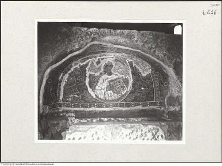 Vorderseite von Bibliotheca Hertziana [https://www.deutsche-digitale-bibliothek.de/content/lizenzen/rv-fz/] Arcosolium des heiligen (?) Quodvultdeus, Bischof von Karthago - Gesamtansicht, bh465793_recto. Foto: Savio, Oscar.