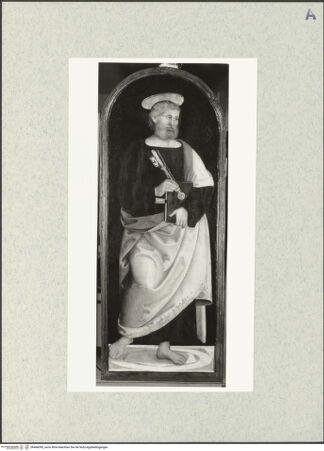 Vorderseite von Bibliothèque Nationale, Paris [https://www.deutsche-digitale-bibliothek.de/content/lizenzen/rv-ez/] Grundriss und Schnitt des florentiner Baptisteriums - , bh466090_recto. Foto.