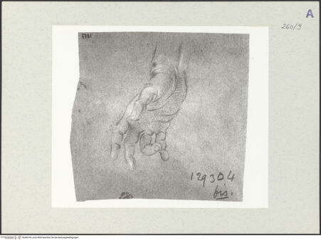 Vorderseite von Istituto Nazionale per la Grafica [https://www.deutsche-digitale-bibliothek.de/content/lizenzen/rv-ez/] Handstudie - , bh466196_recto. Foto.