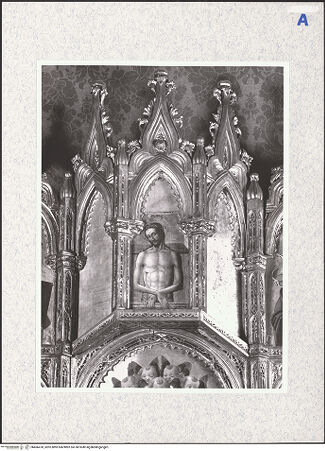 Vorderseite von Sigismondi, Roberto [https://www.deutsche-digitale-bibliothek.de/content/lizenzen/rv-fz/] Marienkrönung mit HeiligenOberes Register, mittleres Bildfeld: Schmerzensmann - , bh466470_recto. Foto: Sigismondi, Roberto.