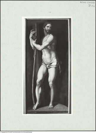 Vorderseite von Sopr. BAS ROMA [https://www.deutsche-digitale-bibliothek.de/content/lizenzen/rv-ez/] Der Auferstandene - , bh466574_recto. Foto.