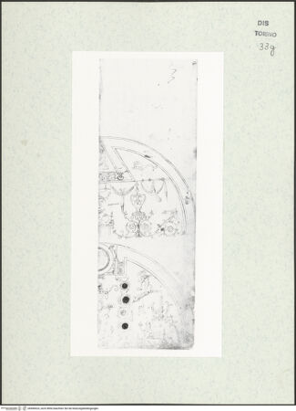 Vorderseite von Biblioteca Reale [https://www.deutsche-digitale-bibliothek.de/content/lizenzen/rv-ez/] Skizzenbuch mit Antiken (Contraffazioni)Lünetten mit Groteskendekorationen - , bh466624_recto. Foto.