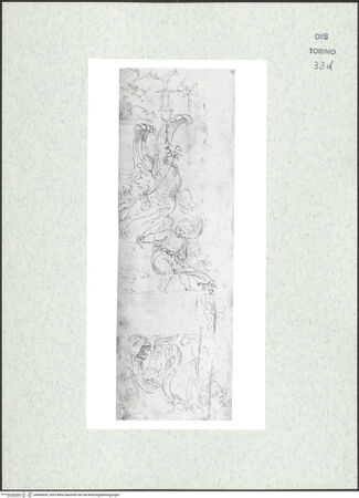 Vorderseite von Biblioteca Reale [https://www.deutsche-digitale-bibliothek.de/content/lizenzen/rv-ez/] Skizzenbuch mit Antiken (Contraffazioni)Ornamentstudien - , bh466659_recto. Foto.