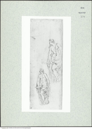 Vorderseite von Biblioteca Reale [https://www.deutsche-digitale-bibliothek.de/content/lizenzen/rv-ez/] Skizzenbuch mit Antiken (Contraffazioni)Studien zu einer Leda - , bh466689_recto. Foto.