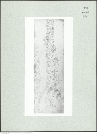 Vorderseite von Biblioteca Reale [https://www.deutsche-digitale-bibliothek.de/content/lizenzen/rv-ez/] Skizzenbuch mit Antiken (Contraffazioni)Ornamentstudien - , bh466695_recto. Foto.